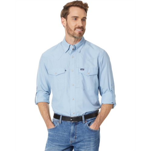 Wrangler Performance Long Sleeve Snap Solid