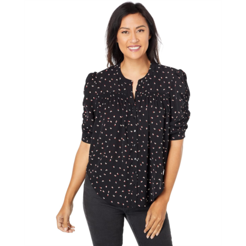 Bishop + Young Rachel Ruched Sleeve Blouse