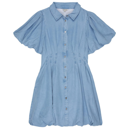 HABITUAL girl Puff Sleeve Fit-and-Flare Dress (Big Kids)