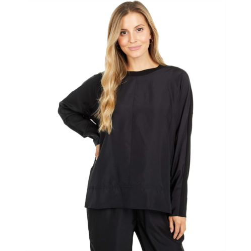 Eileen Fisher Crew Neck Elongated Top