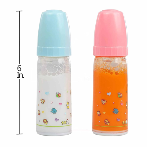 Generic 2 Large Baby Dolls Feeding Bottle Magic Set Disappearing Milk Pretend Play Toy