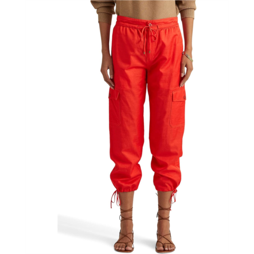 POLO RALPH LAUREN Cropped Cotton-Blend Cargo Pants