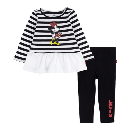 Levi  s Kids Levis x Disney Minnie Mouse T-Shirt and Leggings Set (Toddler)