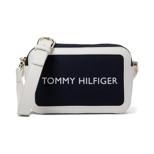 Tommy Hilfiger Betty Canvas Camera Crossbody w/ Hangoff