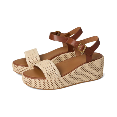 FitFlop Platfforms Woven Wedge Ankle-Strap Sandals