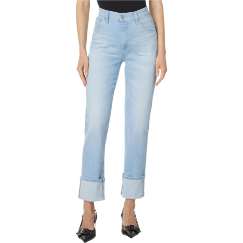 AG Jeans Saige High Rise Straight Crop Jeans