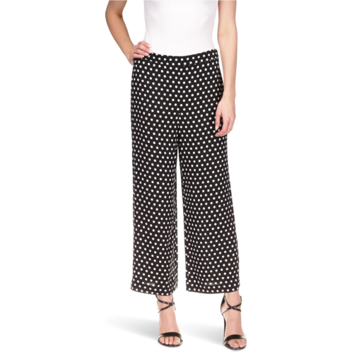 Womens MICHAEL Michael Kors Polka Dot Wide Leg Pants