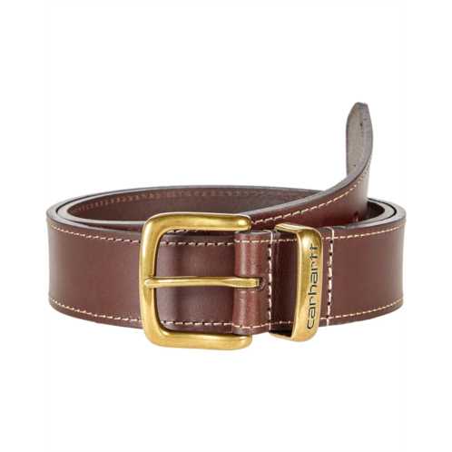 Carhartt Bridle Leather Debossed Metal Keeper Belt