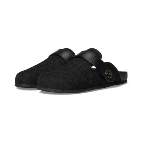 Womens COACH Blake Clogs In Signature Textile Jacquard