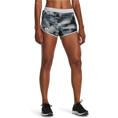 Womens Under Armour Fly By 20 Printed Shorts