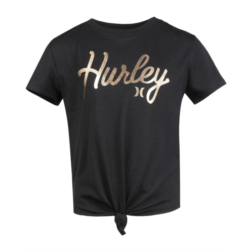 Hurley Kids Boxy Tie Front T-Shirt (Big Kids)