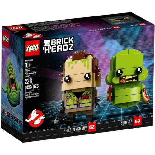 LEGO BrickHeadz Peter Venkman & Slimer 41622 Building Kit (228 Piece) (Amazon Exclusive)