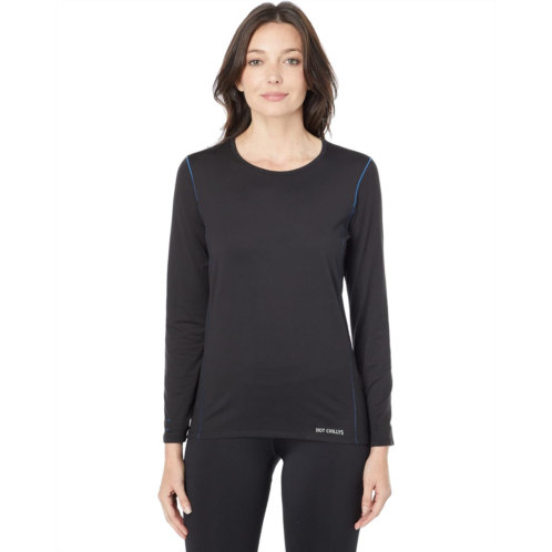 Womens Hot Chillys Clima-Trek Crew Neck