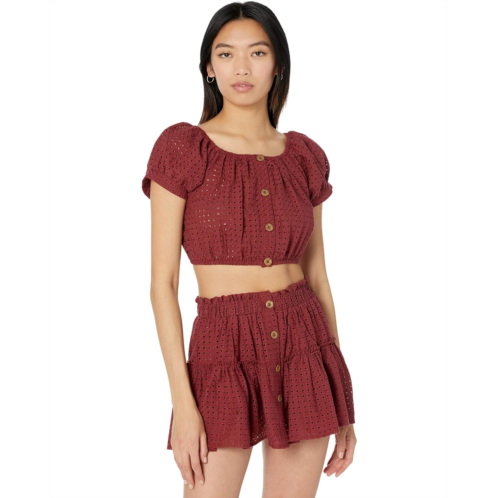 Eberjey Portola Harper Crop Top Cover-Up