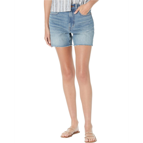 Madewell Relaxed Mid-Length Denim Shorts in Kelton Wash