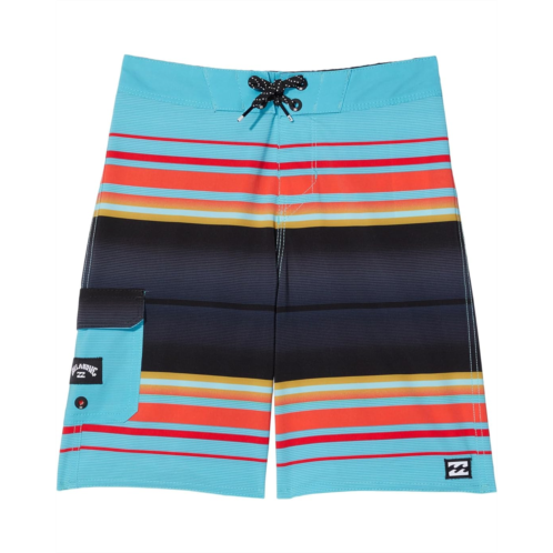 Billabong Kids All Day Stripe Pro Boardshorts (Big Kids)