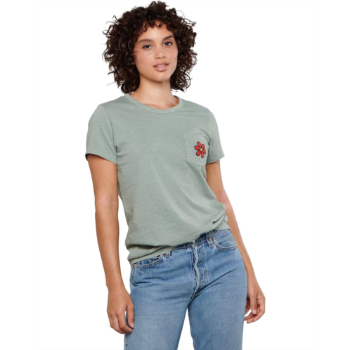 Toad&Co Embroidered Primo Short Sleeve Crew
