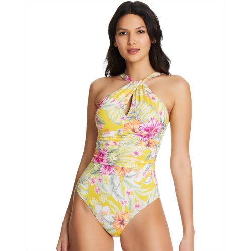 Bleu Rod Beattie Paradiso High Neck One-Piece