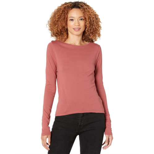 Splendid Reversible Scoop Neck Long Sleeve