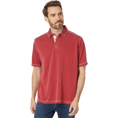 Mens Johnston & Murphy Vintage Slub Polo