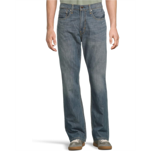 Mens Levis Mens 527 Slim Boot Cut Jeans in Medium Chipped