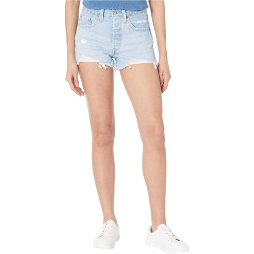 Womens Levis Womens 501 High-Rise Shorts