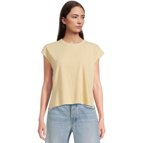 Womens Madewell Linen Muscle Tee