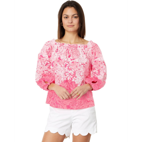 Lilly Pulitzer Jamielynn Long Sleeve Off The Shoulder Top