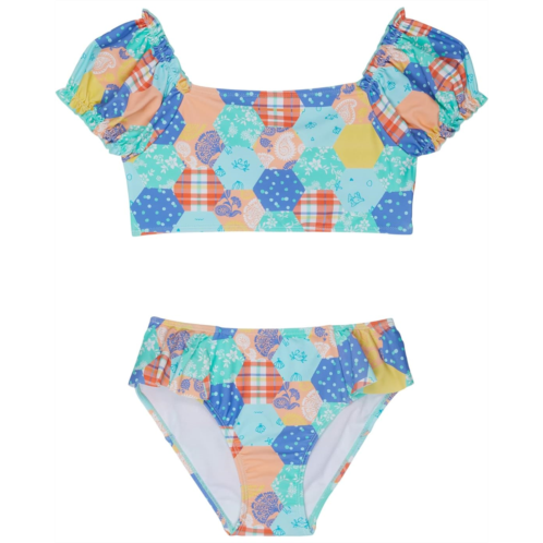PEEK Patchwork Print Two-Piece Swimwear (Toddler/Little Kids/Big Kids)