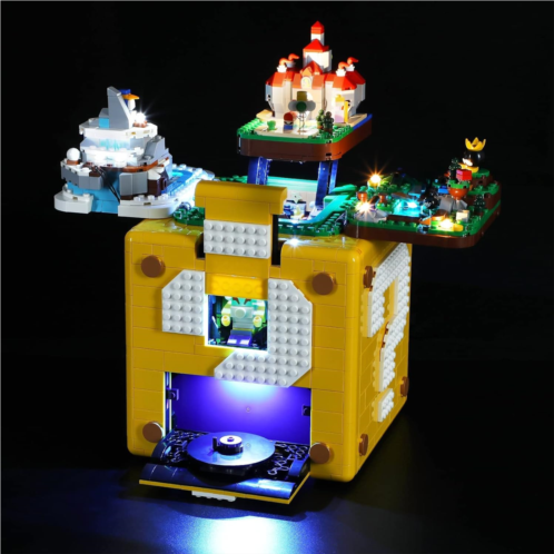 LIGHTAILING Led Light for Lego 71395 Question Mark Block Building Blocks Model - NOT Included The Model Set