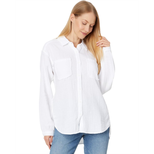 Womens Mod-o-doc Long Sleeve Button-Up Shirt