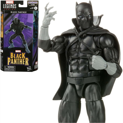 Marvel Legends Series Classic Comics Black Panther 6-inch Action Figure Toy, 2 Accessories, 1 Build-A-Figure Part