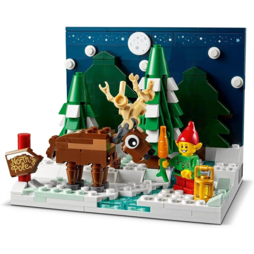 Lego Exklusiv Set Vorgarten of The Weihnachtsmanns Limitiert 317 Teile
