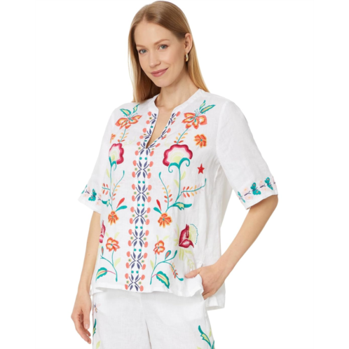 Johnny Was Averi Easy V-Neck Top