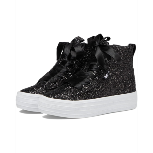 Keds Kids Triple UP Hi Top Glitter Celeb (Little Kid/Big Kid)