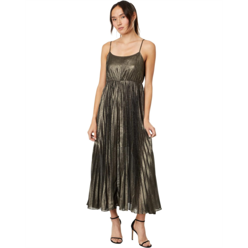 Lucky Brand Pleated Party Midi Dress