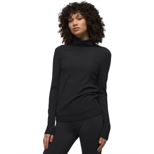 Womens Prana Foundation Rib Turtleneck