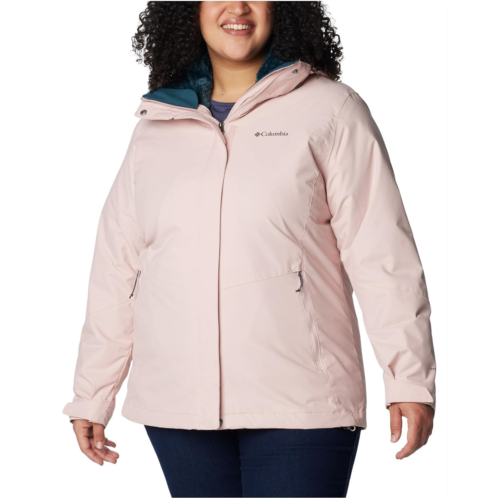 Womens Columbia Plus Size Bugaboo II Fleece Interchange Jacket