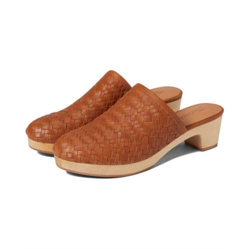 Madewell The Jordyn Clog in Woven Leather