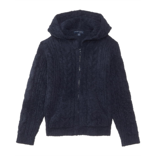 Barefoot Dreams Kids CozyChic Youth Cable Hoodie (Little Kid/Big Kid)