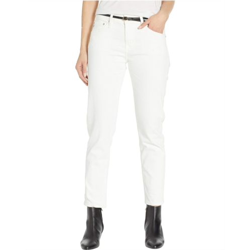 Womens AG Jeans Ex Boyfriend Slim in 1 Year Tonal White