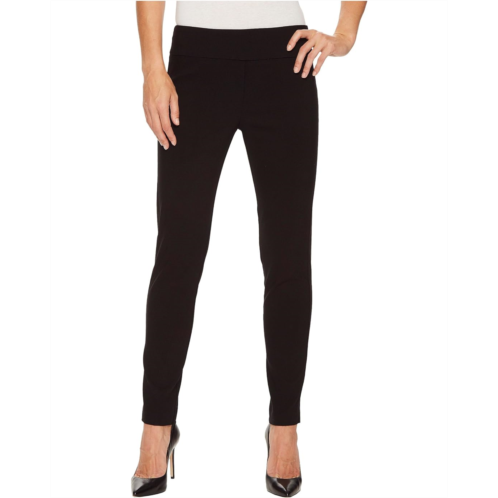 Womens Elliott Lauren Control Stretch Pull-On Ankle Pants with Back Slit detail