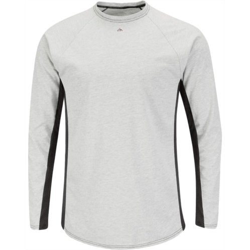 Mens Bulwark FR Big & Tall Long Sleeve FR Base Layer with Concealed Chest Pocket