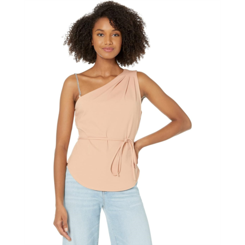 BCBGMAXAZRIA One Shoulder Lightweight Jersey Top