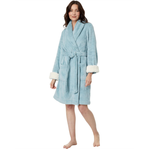 L.L.Bean Womens LLBean Wicked Plush Mid Length Robe