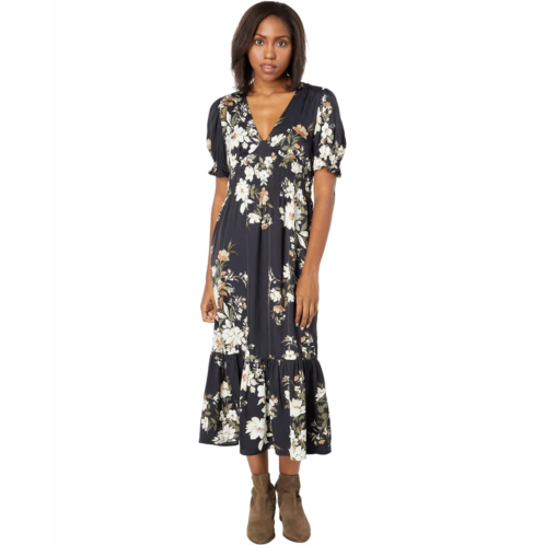 Saltwater Luxe Murray Short Sleeve Floral Midi Dress