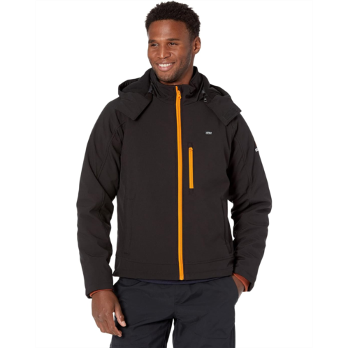 ORORO GEARWRENCH Heated Hooded Jacket (Black with Orange Zipper)