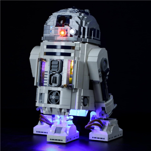 GEAMENT Version 2021 LED Light Kit Compatible with Lego 75308 R2-D2 (Ver.2021) - Lighting Set for Building Model (Model Set Not Included)