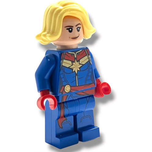 LEGO Super Heroes Captain Marvel Yellow Hair Minifigure from 76152 (Bagged)