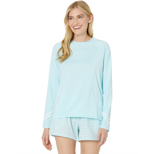 Southern Tide Long Sleeve Reflective Skipjack Perf Tee